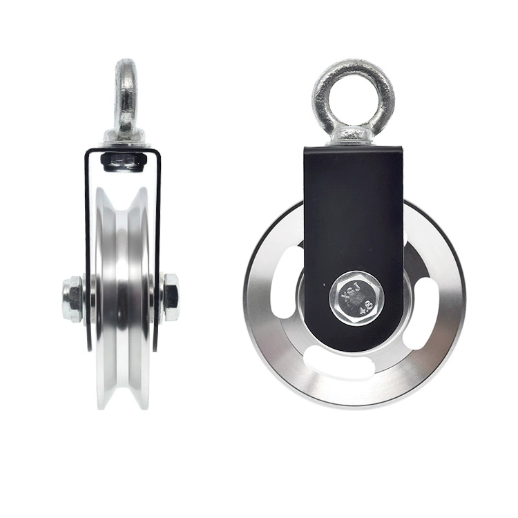 Gym pulley Fitness equipment  Roller sheaves pulley aluminum guide wheel lifting wheel  training strength equipment rolling pull