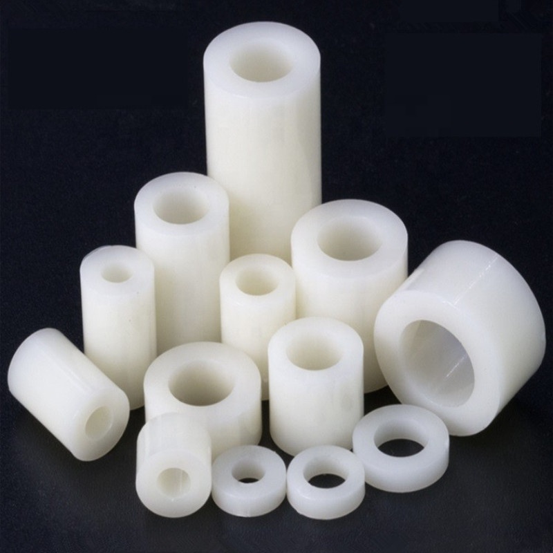 plastic  bushing nylon bush sleeve PA6 pipe ABS tube bushing Plastic pad column straight through Isolation column