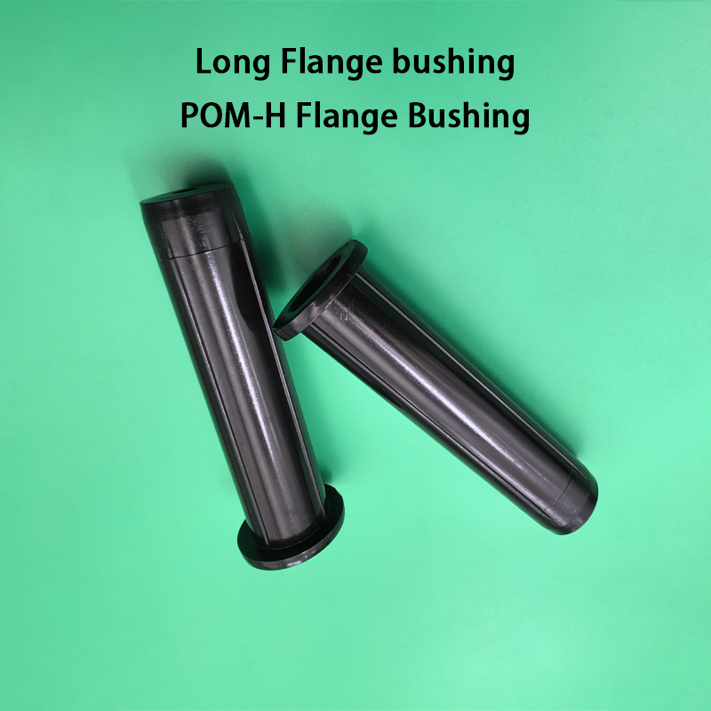 In-stock  Wear-resistant Acetal bearing sleeve plastic sliding flange bush Delrin sleeves nylon spacer  POM bushing