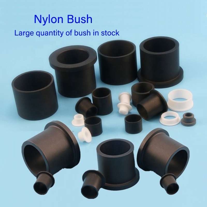 M9 M10 PA66  Nylon flange bushing POM Delrin T shaped sleeve bush flange gasket washer spacer