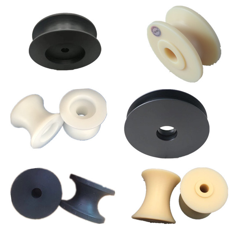 Nylon plastic roller U-shaped  plastic pulley small nylon plastic sheave PTFE sliding guide pulley wheel