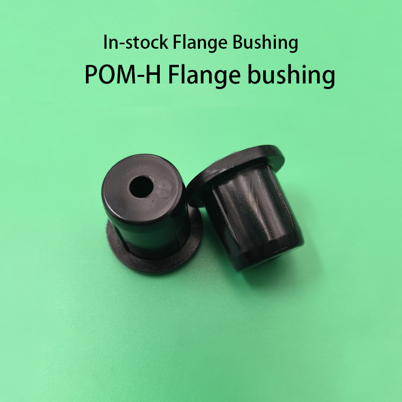 In-stock  Wear-resistant Acetal bearing sleeve plastic sliding flange bush Delrin sleeves nylon spacer  POM bushing