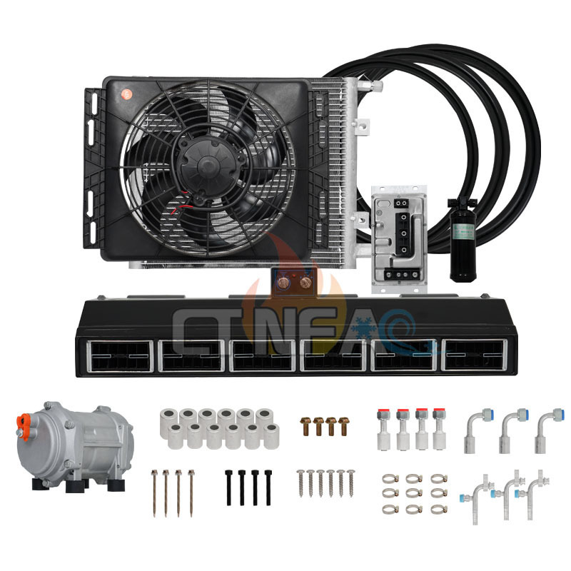 truck camper car ac 12v car air conditioner under dash kit cooling electric air conditioning kit