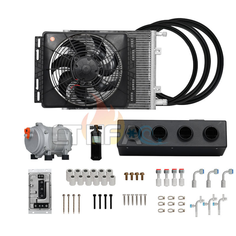 truck camper car ac 12v car air conditioner under dash kit cooling electric air conditioning kit