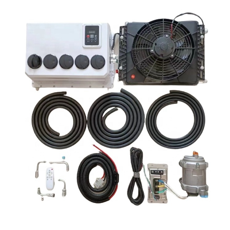 12V 24V Rooftop Truck Air Conditioner for Motorhome RV Mini Bus Heavy Car Cooling Only Caravan Air Conditioning System