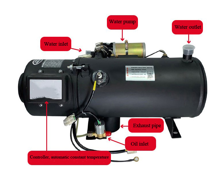 10kw/ 16kw- 30 KW 24V 12V  similar webasto water liquid parking heater for truck boat caravan