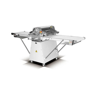 Reversible dough sheeter puff pastry machine and cutter conveyor belt lsp520 650 520 mm samosa electric fondant sheeter dought