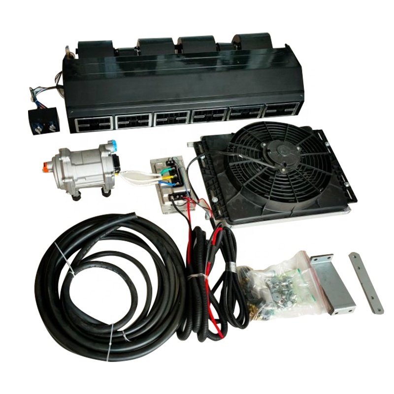 12V 24V Rooftop Truck Air Conditioner for Motorhome RV Mini Bus Heavy Car Cooling Only Caravan Air Conditioning System