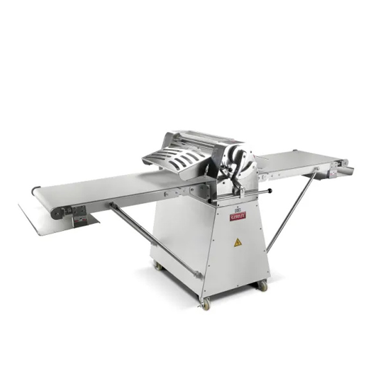 Reversible dough sheeter puff pastry machine and cutter conveyor belt lsp520 650 520 mm samosa electric fondant sheeter dought