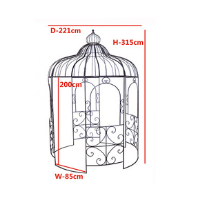 Dropshipping For Sale Manufacturer Open Outdoor Round Metal Gazebo