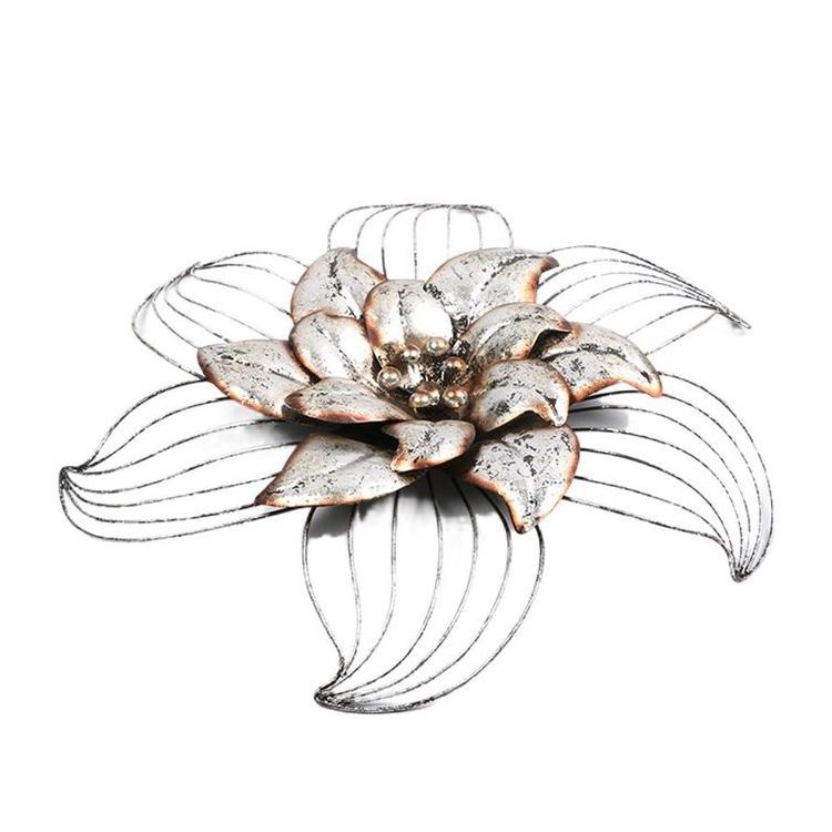 High Quality Chinese Style Handicraft Home Decoration 3d Ceramic Art Mind Flower Wall Hanging Craft