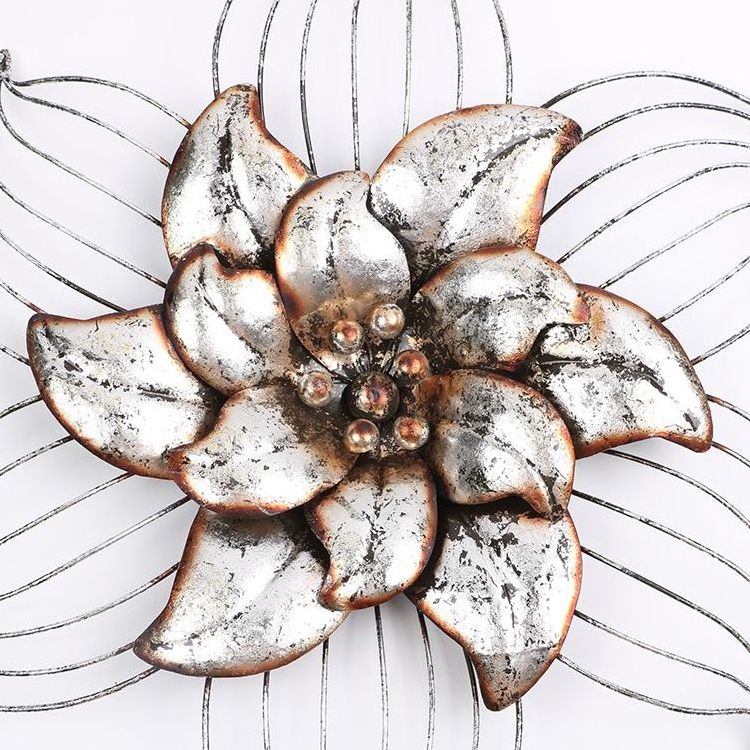 High Quality Chinese Style Handicraft Home Decoration 3d Ceramic Art Mind Flower Wall Hanging Craft