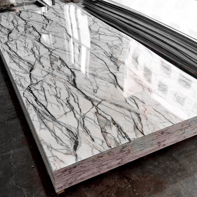 Acrylic marble sheet Wholesale Price Waterproof Paintable 3D PVC Wall Panels for Walls Decorative