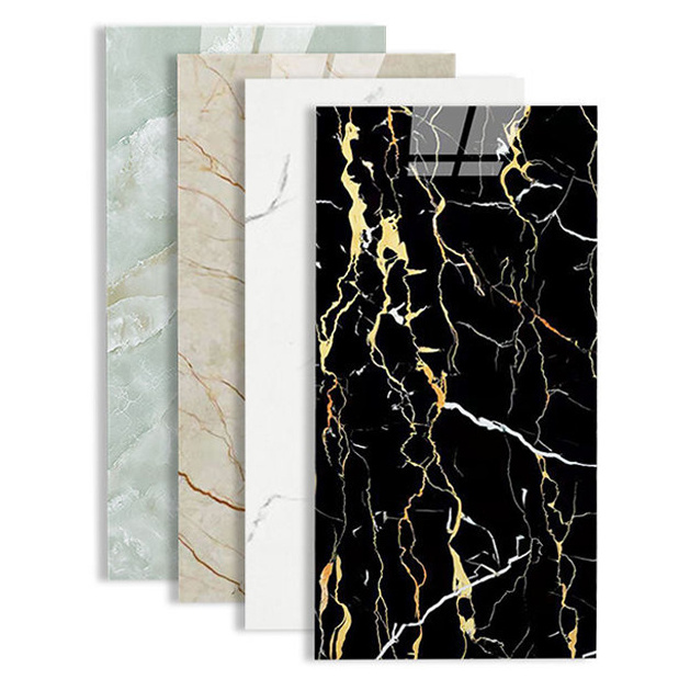 Acrylic marble sheet Wholesale Price Waterproof Paintable 3D PVC Wall Panels for Walls Decorative