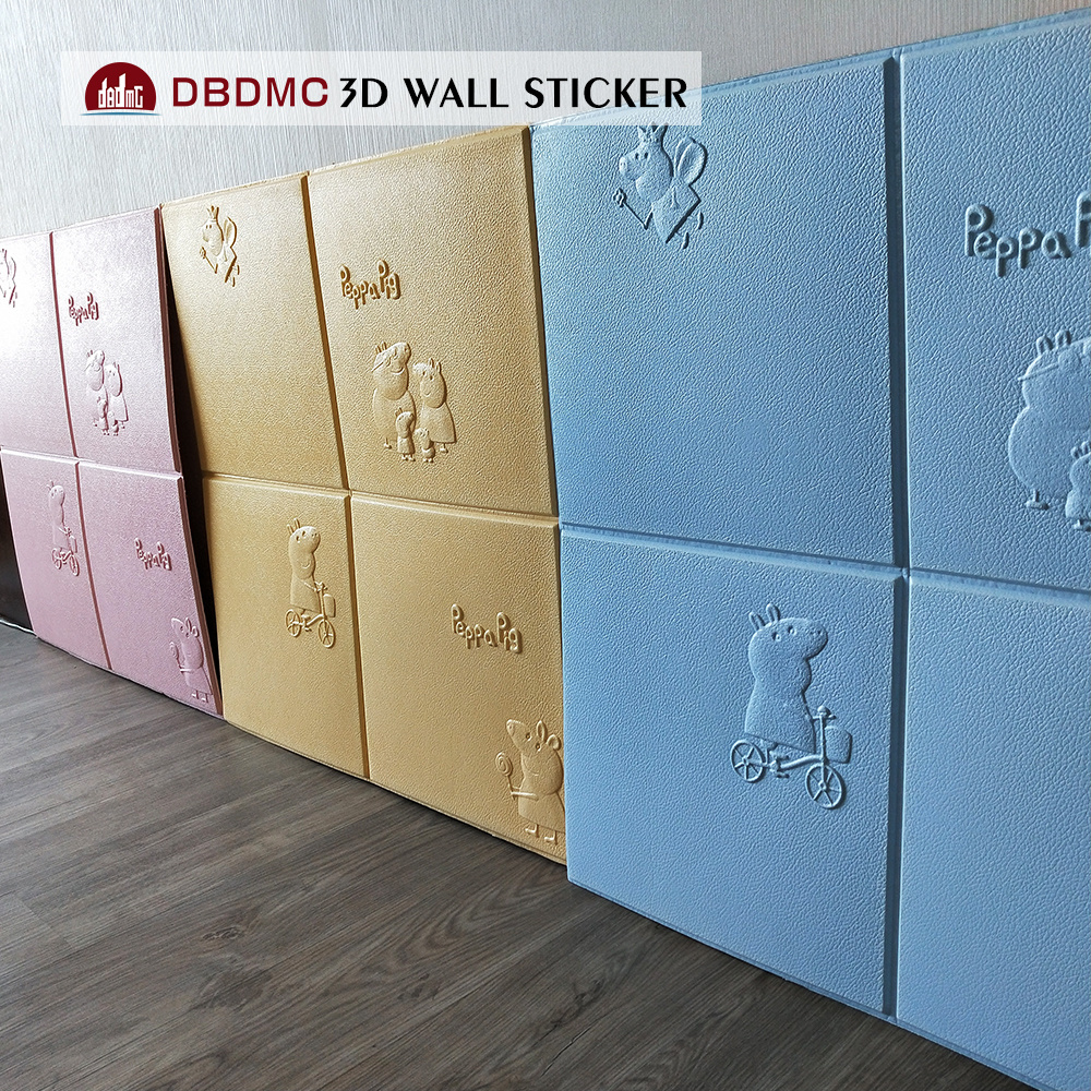 White Color 3D Brick PE/ EVA Foam material Wallpaper 3D Brick Wall panels