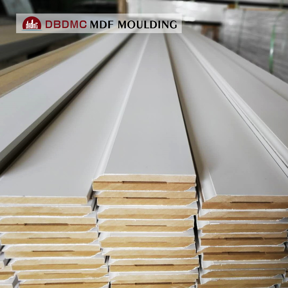 Decorative furniture moulding wood moulding architraves 18mm mdf baseboard  MDF moulding