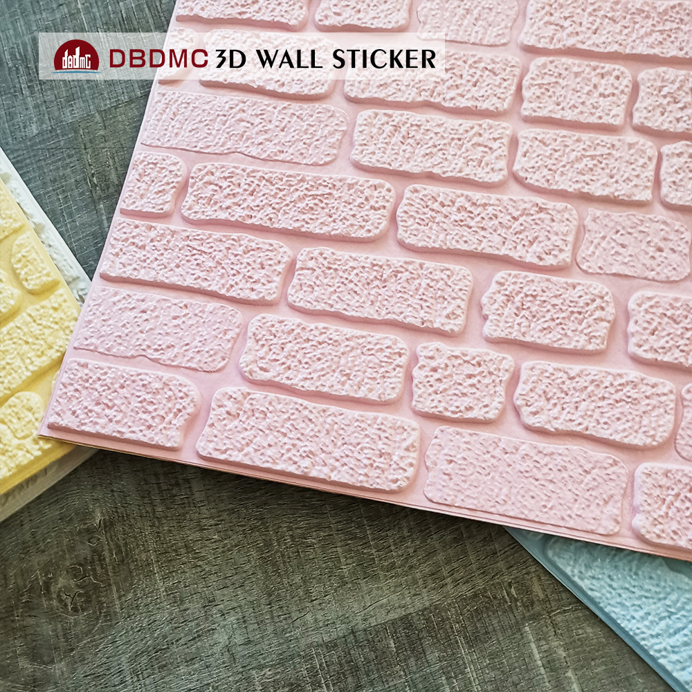 DBDMC Hot SellChildren wall paper PE Foam 3D Wall Stickers