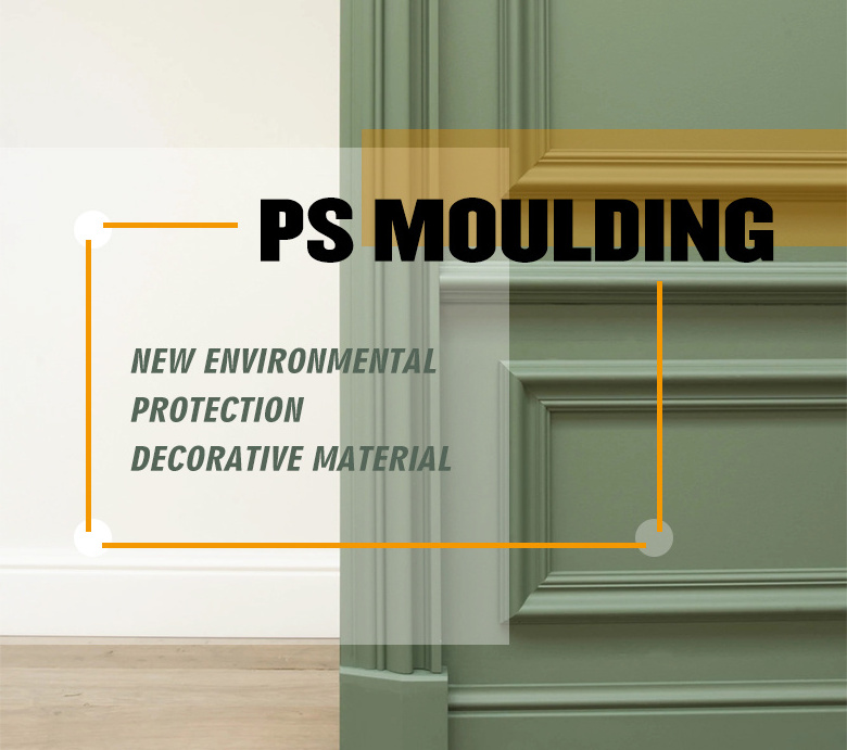 PS skirting frame moulding line  Lines Interior Decoration Morden Moulding Install Flooring Skirting Board baseboard molding