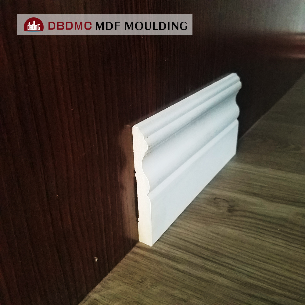 MDF board and pine solid wood ceiling architrave interior decorative moulding