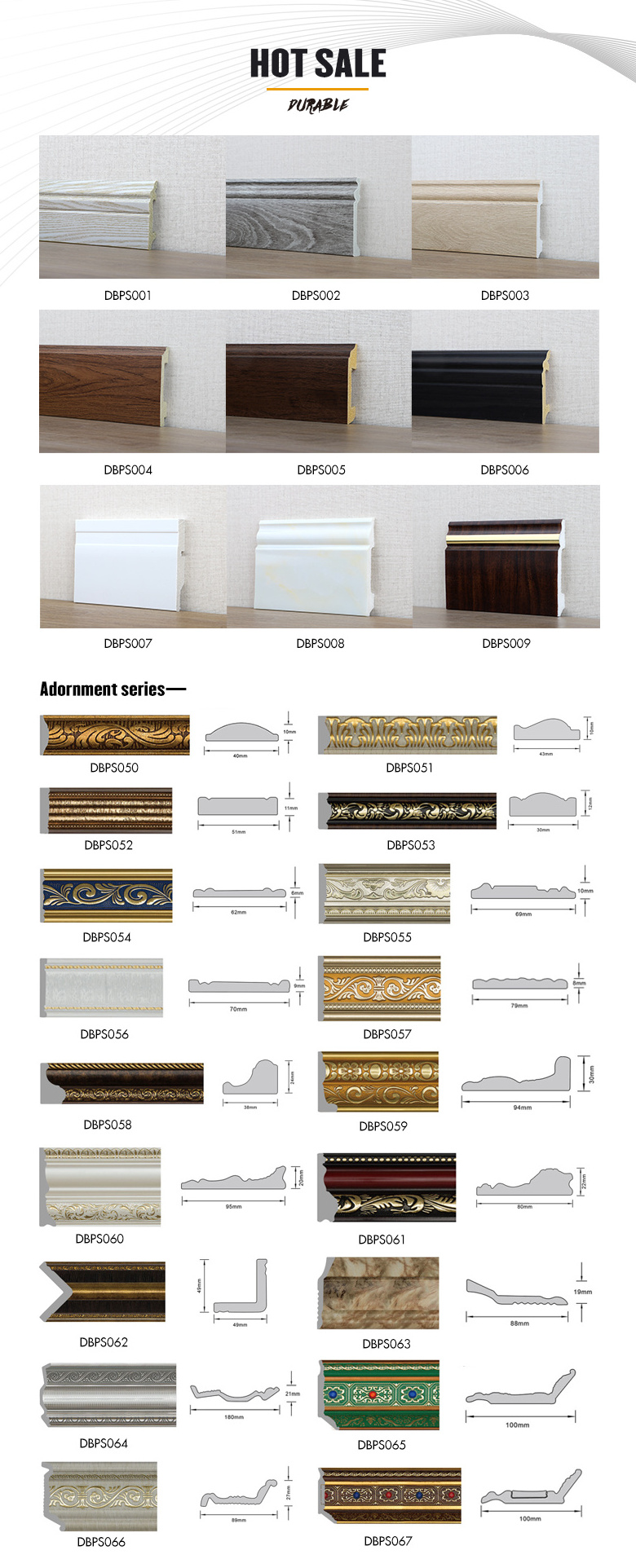 PS skirting frame moulding line  Lines Interior Decoration Morden Moulding Install Flooring Skirting Board baseboard molding