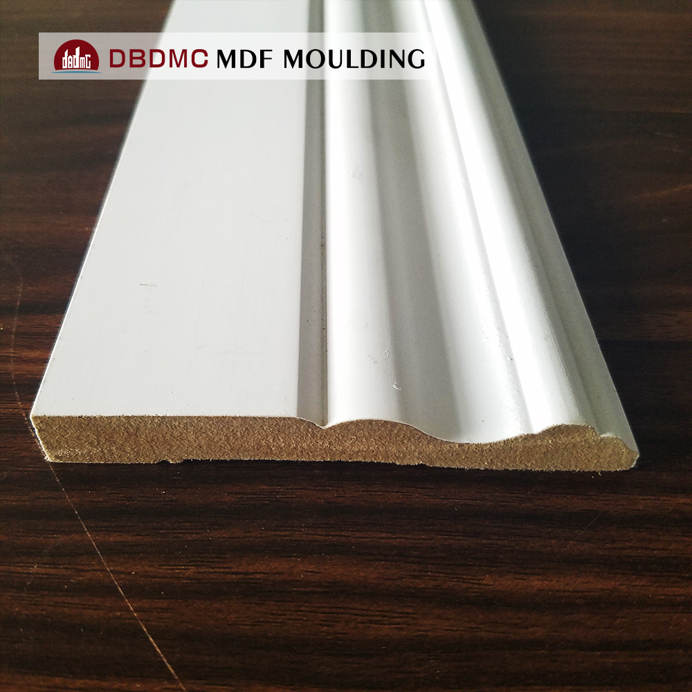 MDF board and pine solid wood ceiling architrave interior decorative moulding