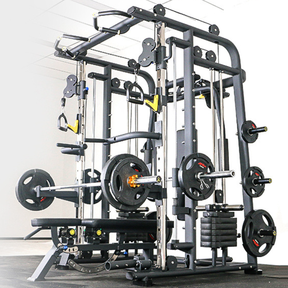 Professional indoor New Body Building Cable Crossover Multifunctional home Gym Smith Machine