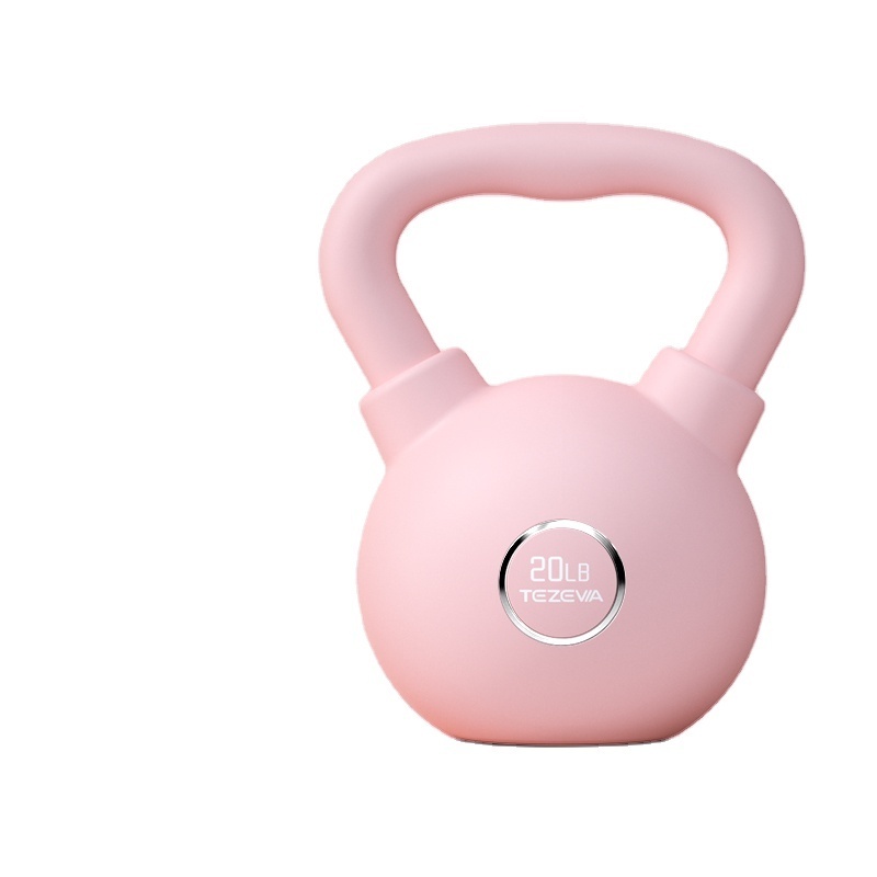 Kettlebells Fitness Exercise-Pink Strength Training Kettlebell Sets  Home Gym  equipment PVC  kettlebell