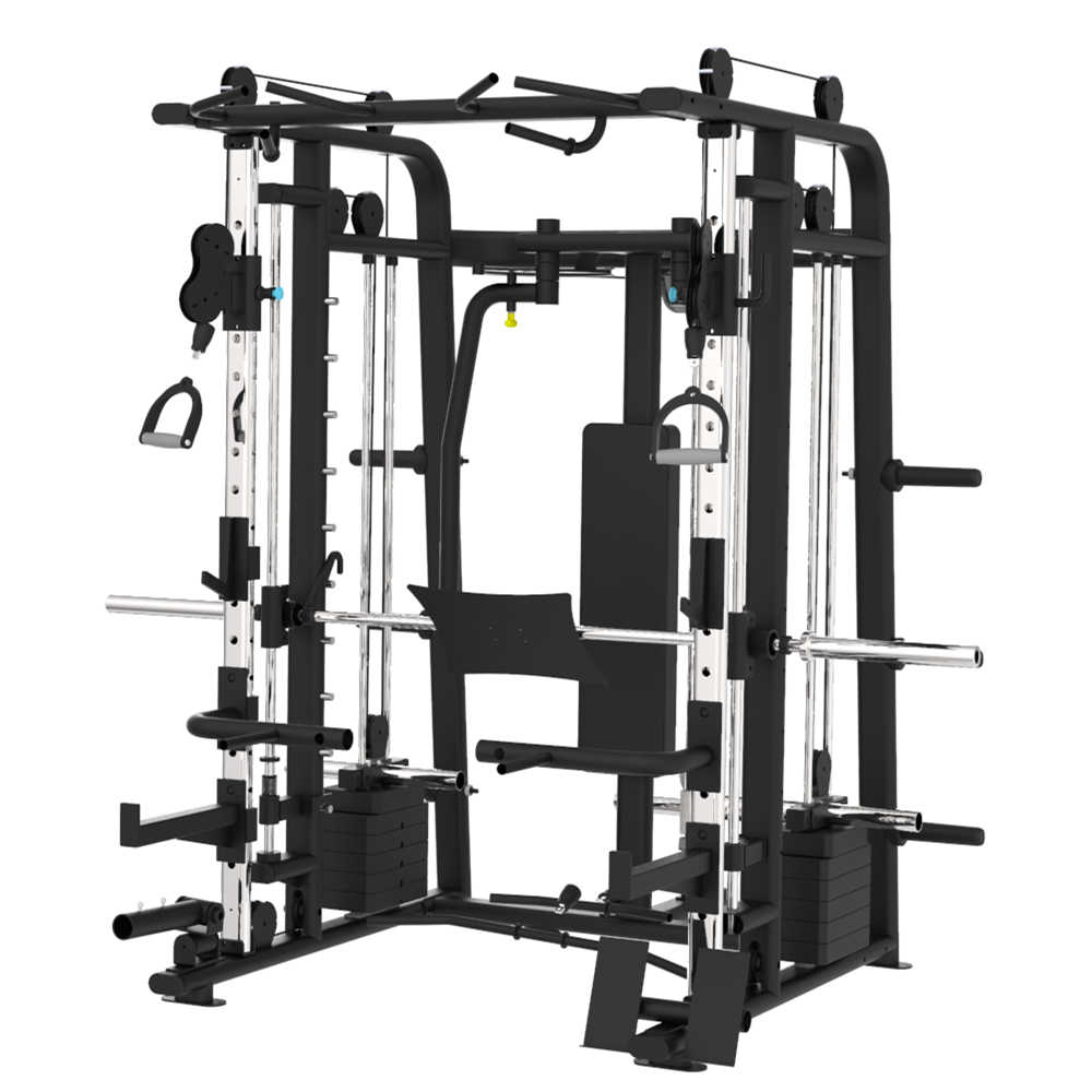 Professional indoor New Body Building Cable Crossover Multifunctional home Gym Smith Machine