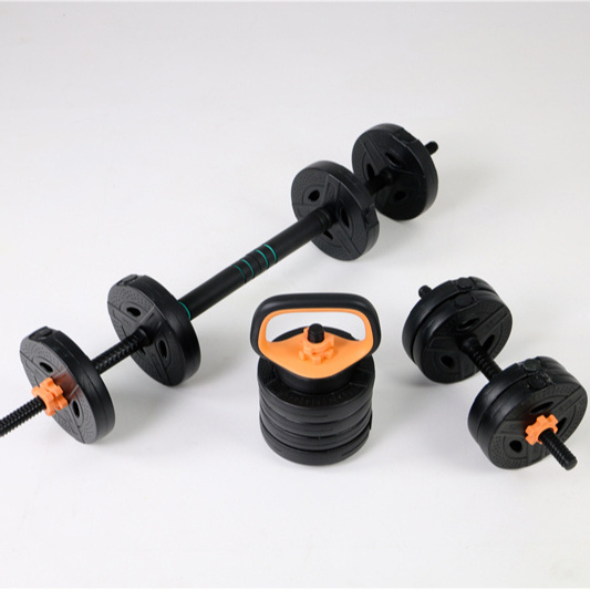 Detachable Multifunction 6-In1 Adjustable Barbell And Bumbbell Dumbbell Barbell Kettlebell barbells dumbbell set