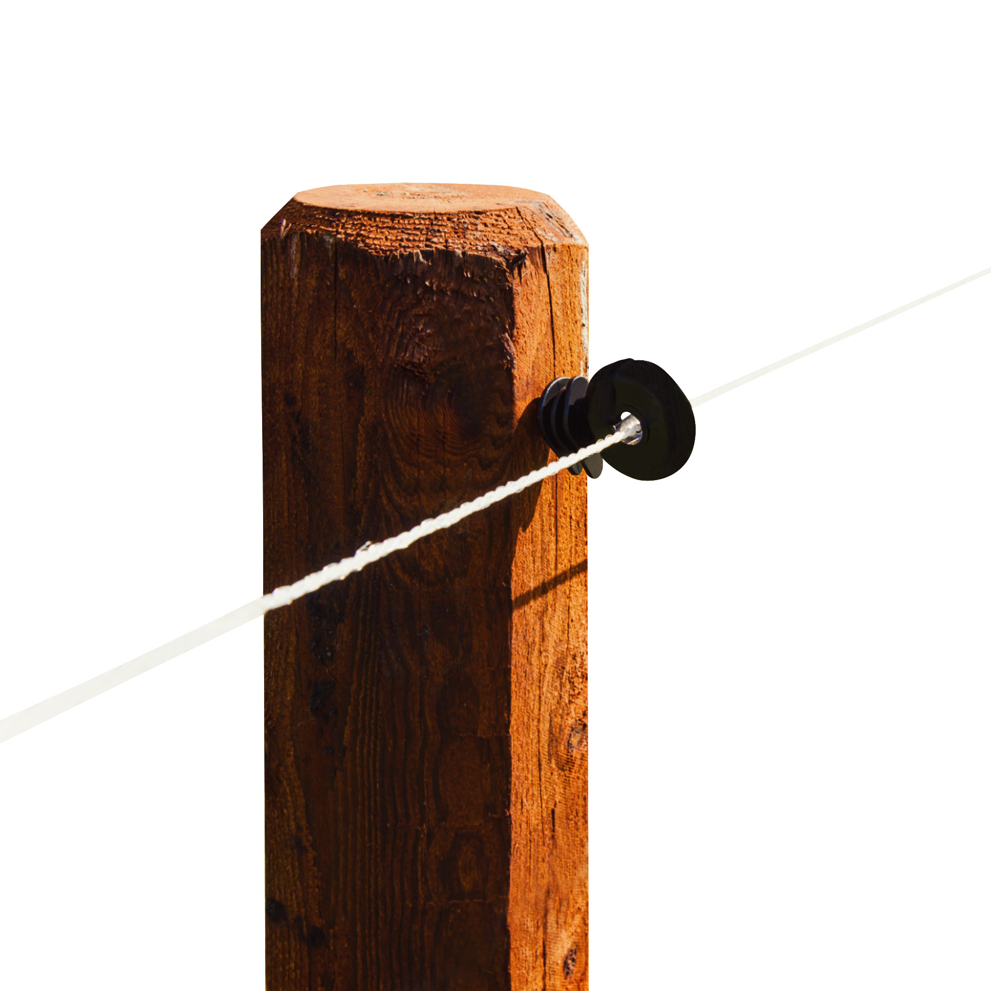 New Product Electric CircuIar Insulator Wooden Posts for Animal Electric Fences Des Champs China Shandong Insulators