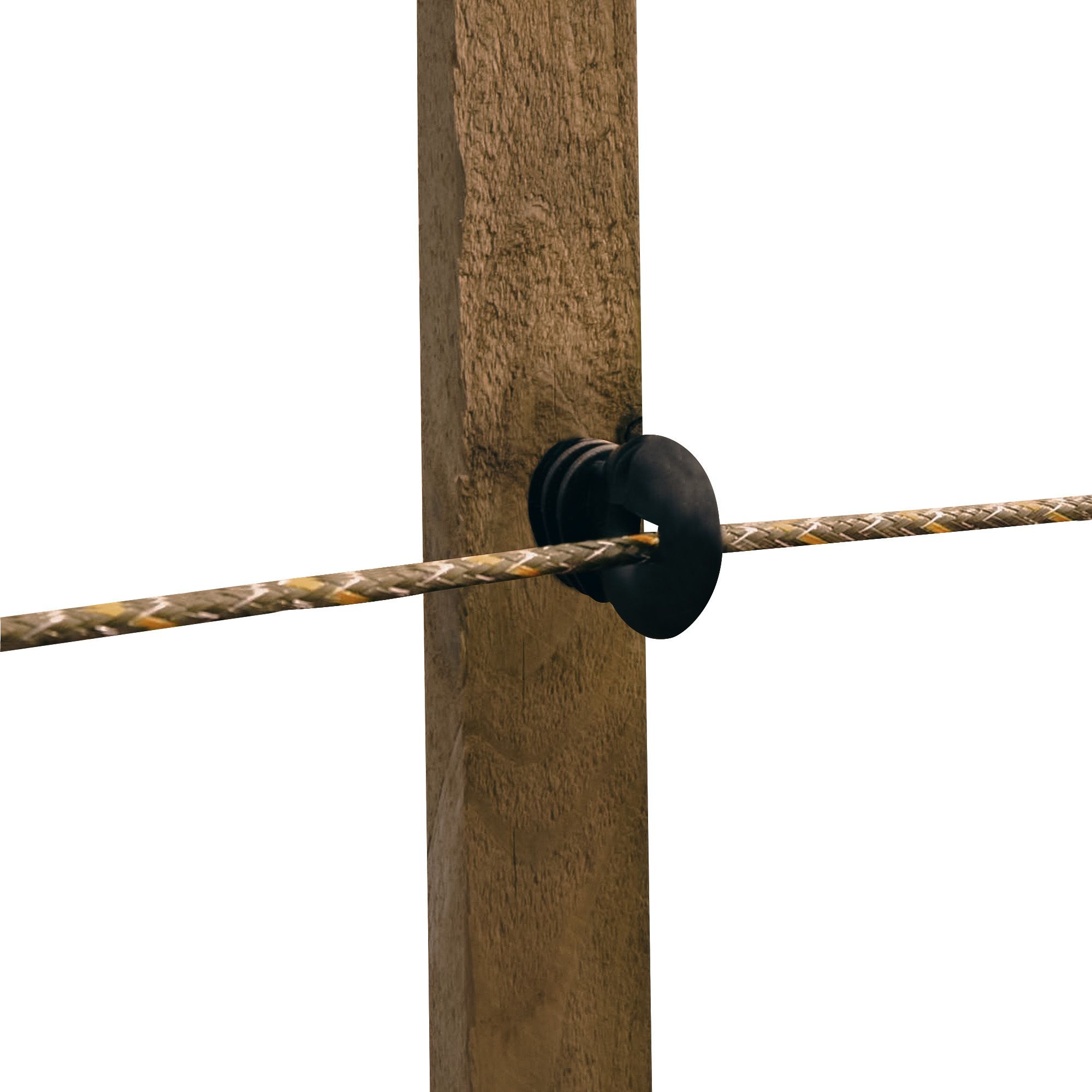 New Product Electric CircuIar Insulator Wooden Posts for Animal Electric Fences Des Champs China Shandong Insulators