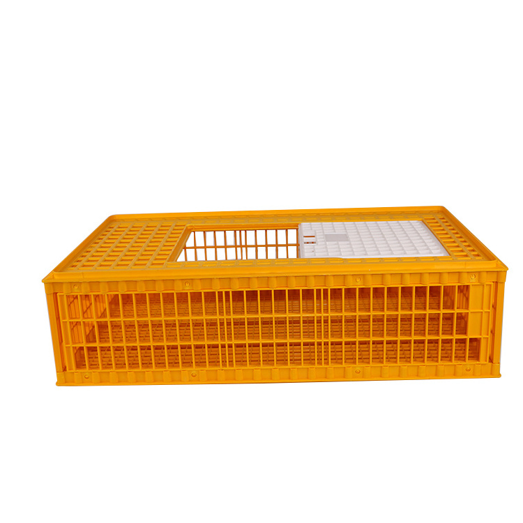 High Quality Plastic Livestock Poultry Chicken Duck Goose Pigeon Transport Cage Crate