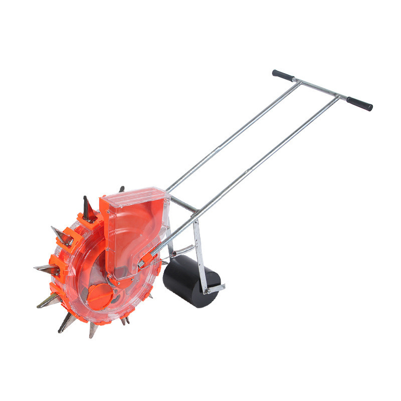 Portable Farm Machinery Bean Peanut Seeding Planter Manual Push Hand Corn Seeder Machine