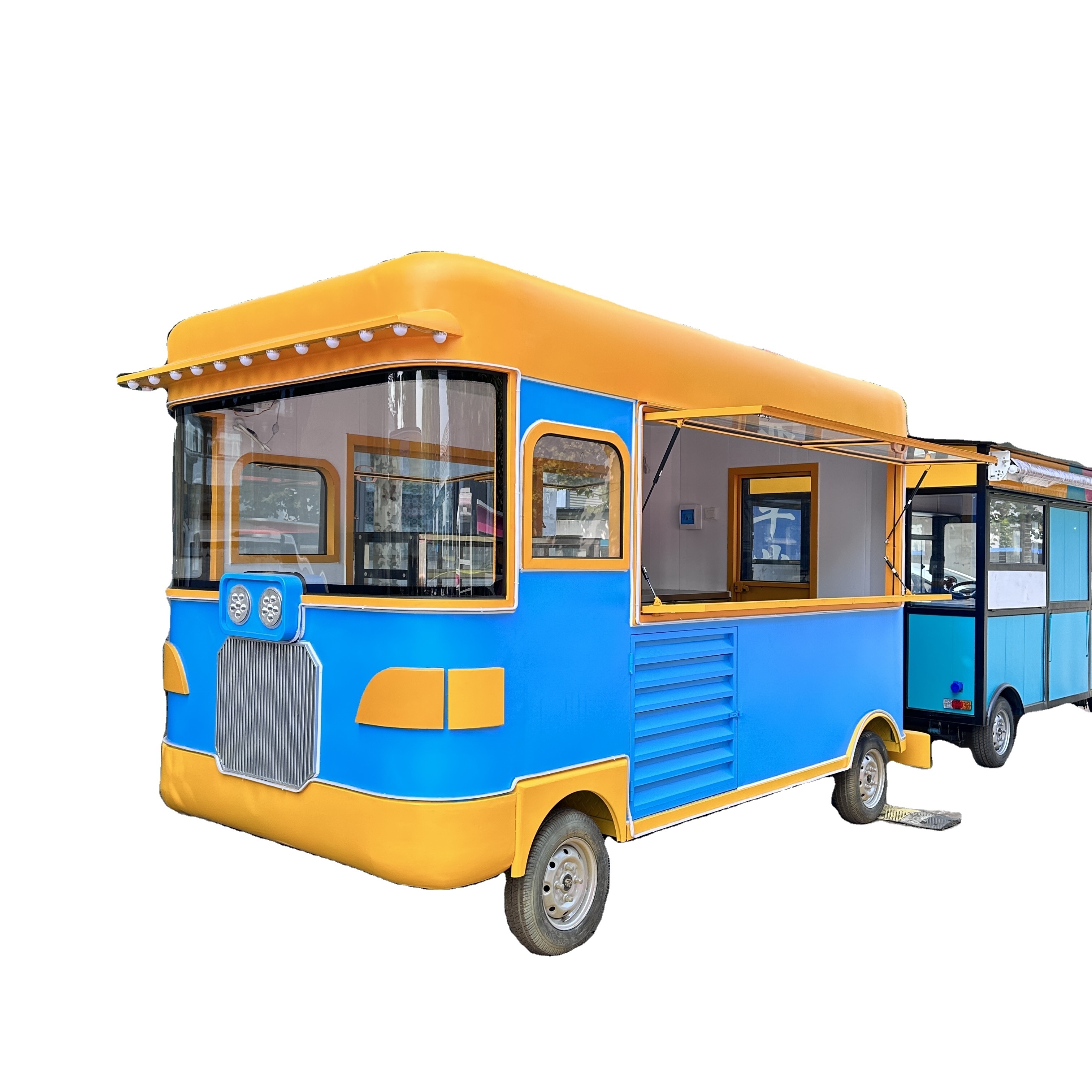 Best Selling Food Delivery Box Trailer Coffee Ice Cream Food Vending Trucks For Sale