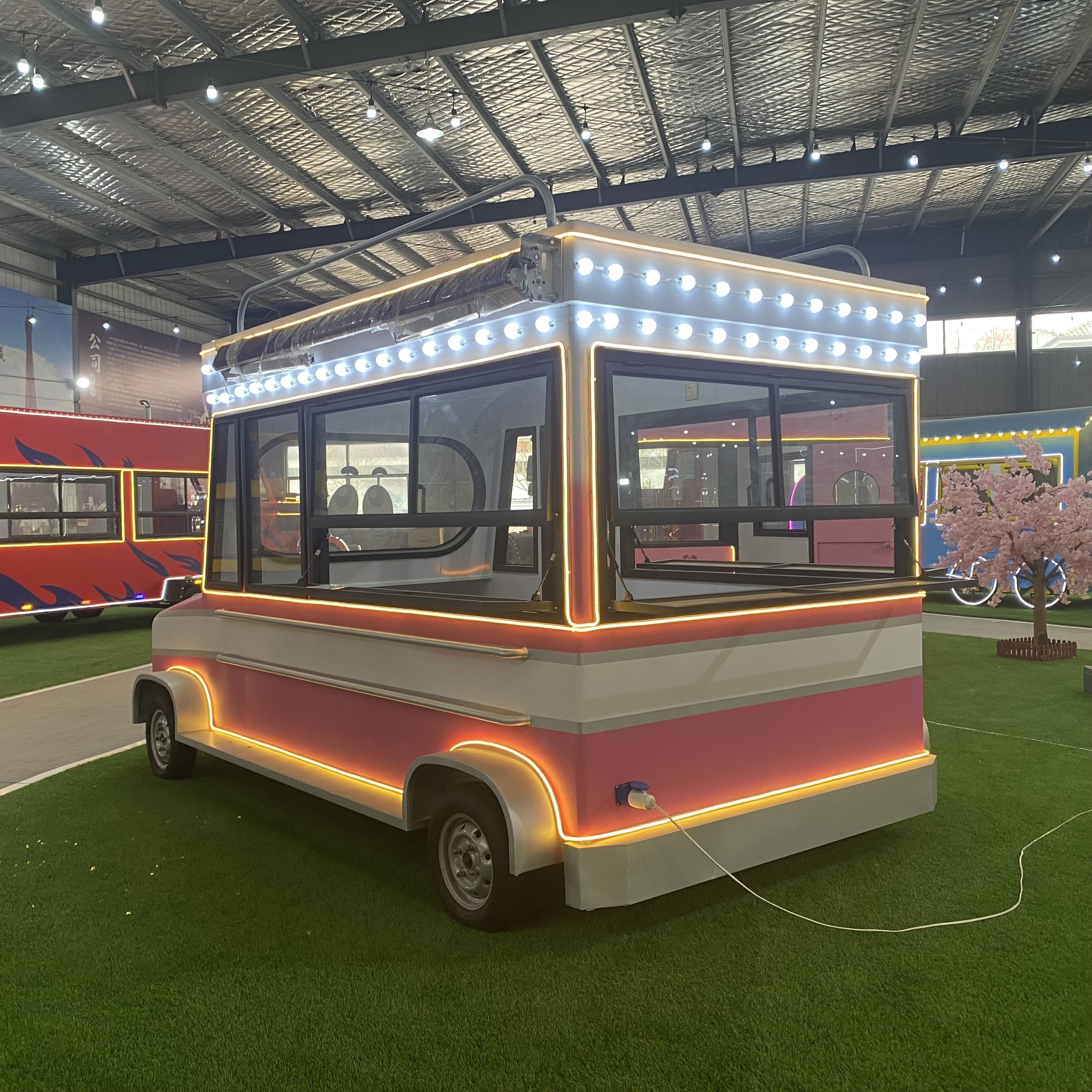 Best Selling Wholesale Street Snack Custom Full Used Burger Food Carts With Mobile Kitchen