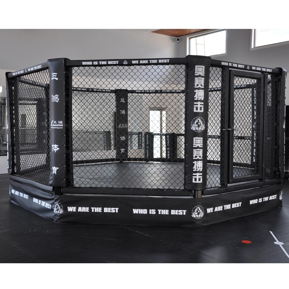 floor boxing cage new functional boxing ring floor mma fighting cages for sale