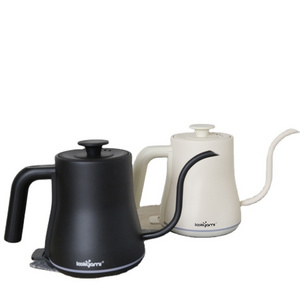 Lookyami Penguin Drip Coffee Portable Electric Water Kettle Black and White Electric Drip Kettle