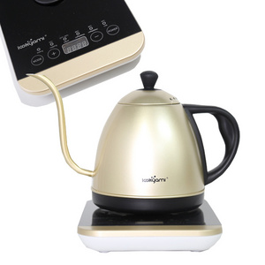 Pour Over Coffee Drip Electric Retro Goose Neck Temperature Control Water Tea Gooseneck Kettle Lookyami Electric Drip Kettle