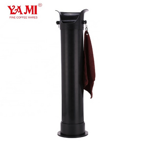 Yami Hot Sale Commercial Coffee Accessories Large Capacity Long Shape Tall Coffee Grounds Knock Box For Barista