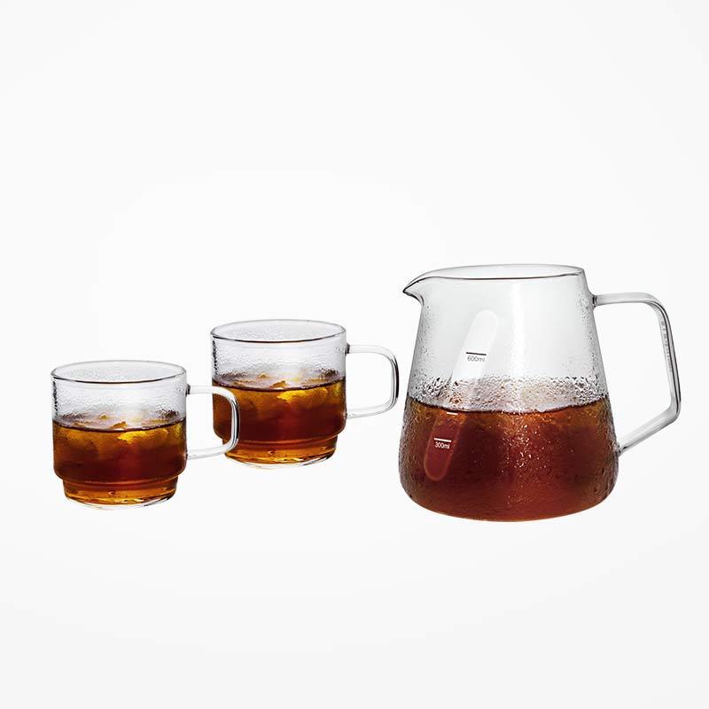 Lookyami Coffee Server Pour Over Carafe I 650ml (23oz) I Pot Fits Lookyami Dripper Heat Resistant Glass Pot Tea Pot