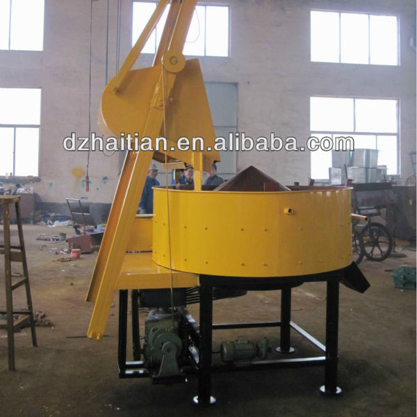 JW350 Concrete Pan Mixer for Hollow core slab production