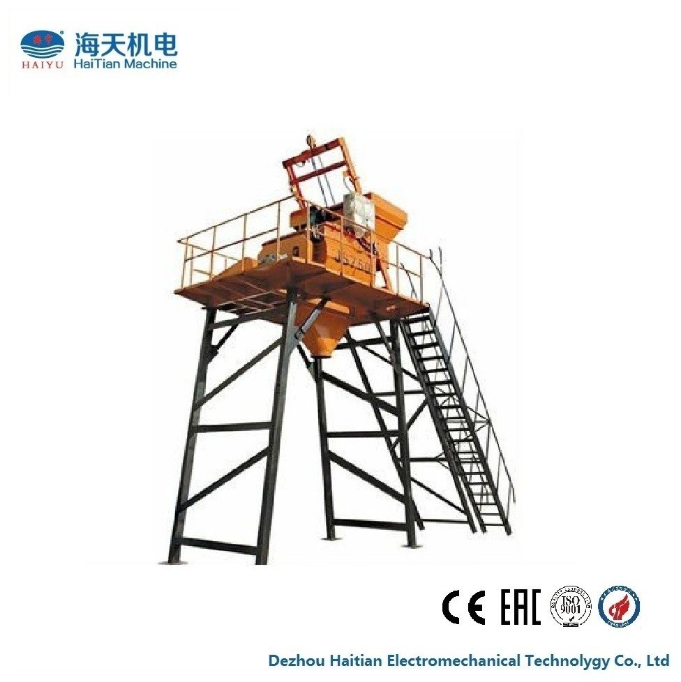 JW350 Concrete Pan Mixer for Hollow core slab production