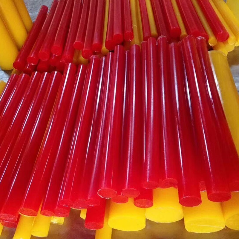 85-95 hardness casting PU rubber urethane  bars sold or hollow rod durable and reliable polyurethane pu rod tube part custom