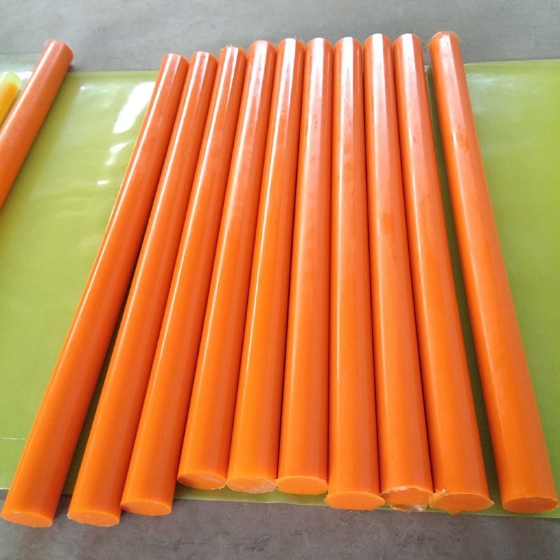 85-95 hardness casting PU rubber urethane  bars sold or hollow rod durable and reliable polyurethane pu rod tube part custom