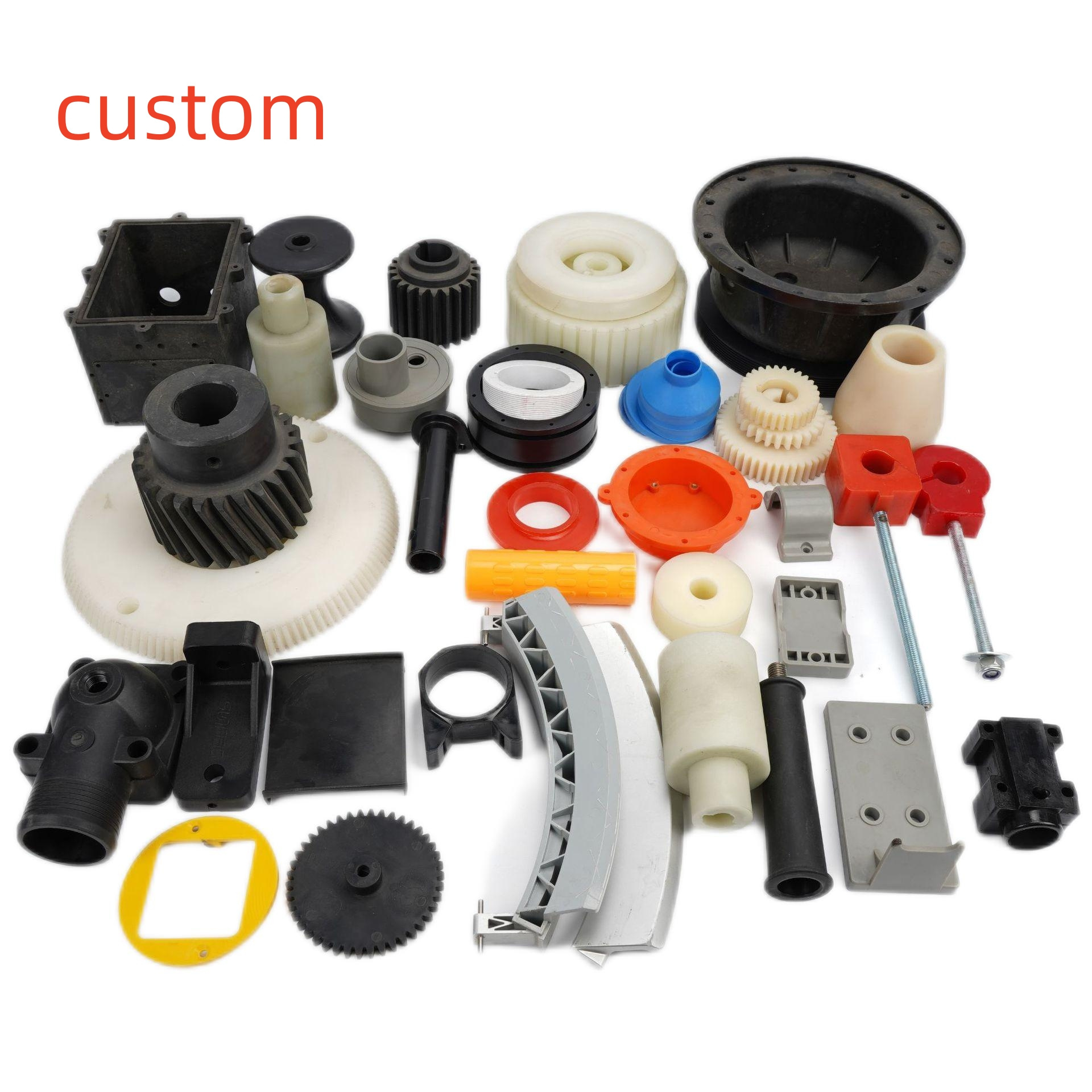 OEM Customer Made ABS TPU PA66 PEEK Products Parts Service Manufacturer Plastic Injection Molding PART