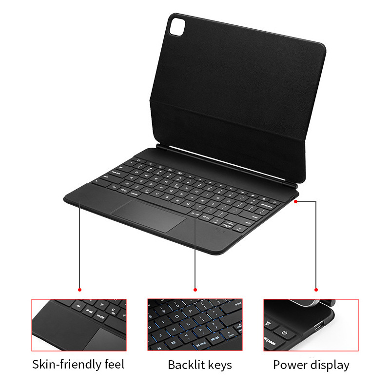 pro Magic Keyboard Case For iPad Pro 11 inch,keyboard for air 2018 2020 2021 2022,for ipad pro 1 2 3 keyboard leather case