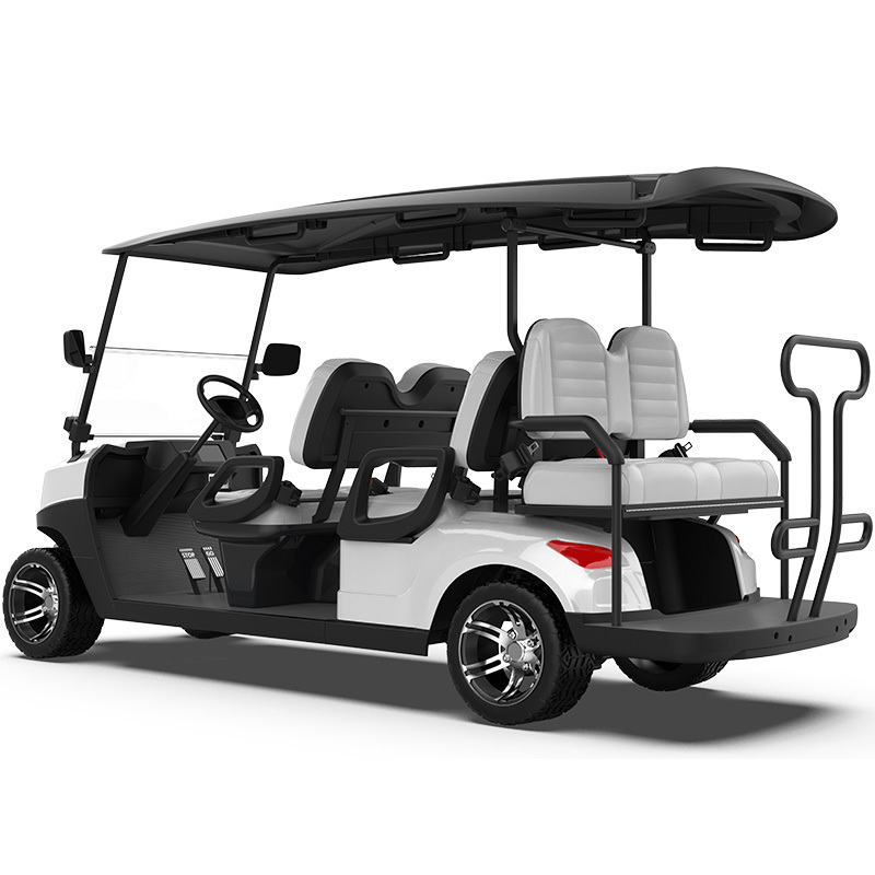 Factory Price CE Certificates 40km/h & 25mph EMB System  6 Seater 48V Electric Golf Cart