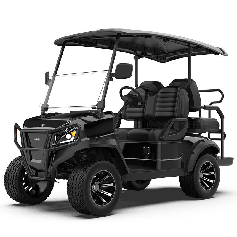 Lifted Electric Golf Cart Electric Golf Carts for Outings New Design 2+2 Seats Black Atv/utv Parts & Accessories CE 48V 3 - 4