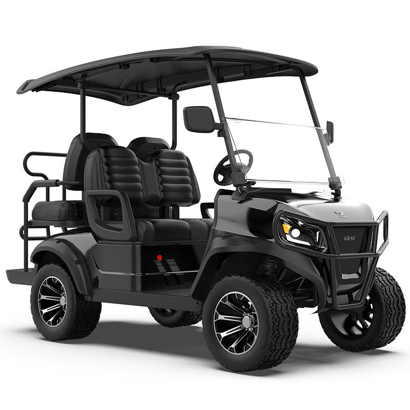 Lifted Electric Golf Cart Electric Golf Carts for Outings New Design 2+2 Seats Black Atv/utv Parts & Accessories CE 48V 3 - 4