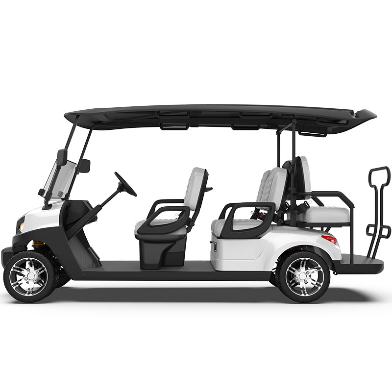 Factory Price CE Certificates 40km/h & 25mph EMB System  6 Seater 48V Electric Golf Cart